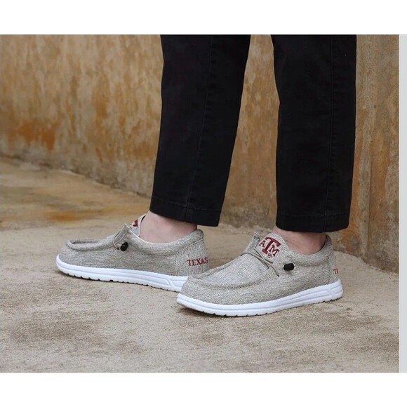 FOCO Men’s NCAA Texas Tech Light Loafers Lace-Up Cotton Knit Size 13/14 - Picture 5 of 9